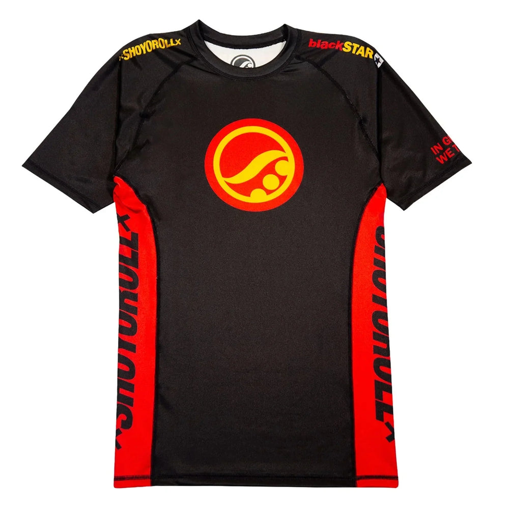 Shoyoroll Batch 146 BlackSTAR Retro Short Sleeve Rash Guard