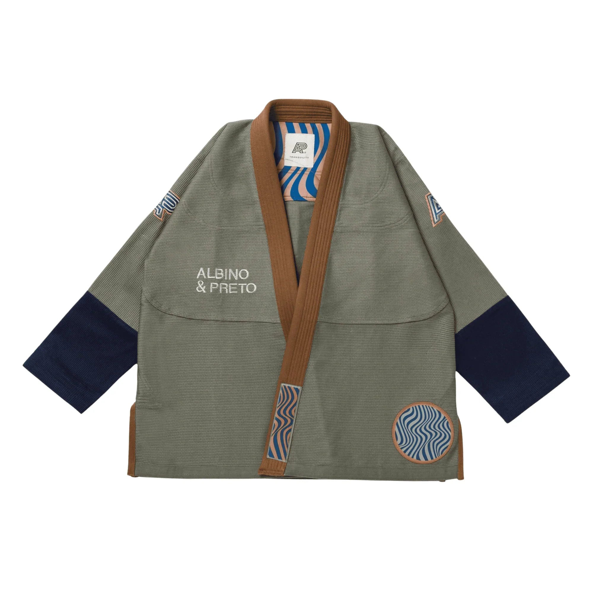 Albino & Preto Tranquility BJJ Gi Kimono
