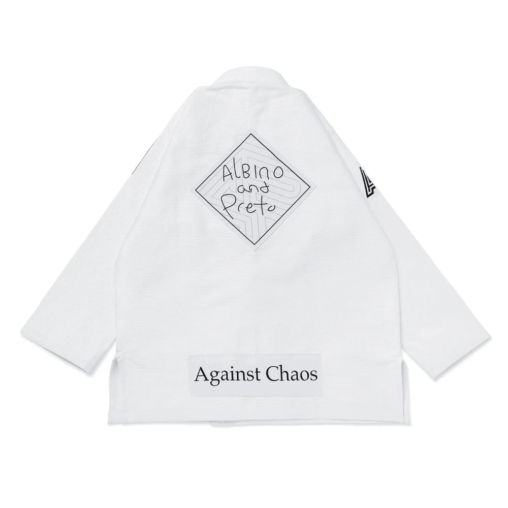 Albino & Preto TSWT BJJ Gi Kimono Uniform
